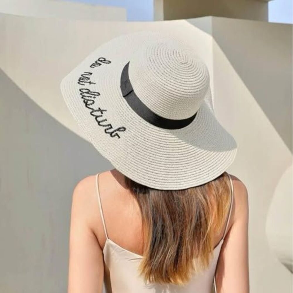 SHEIN Beach Hat Do Not Disturb